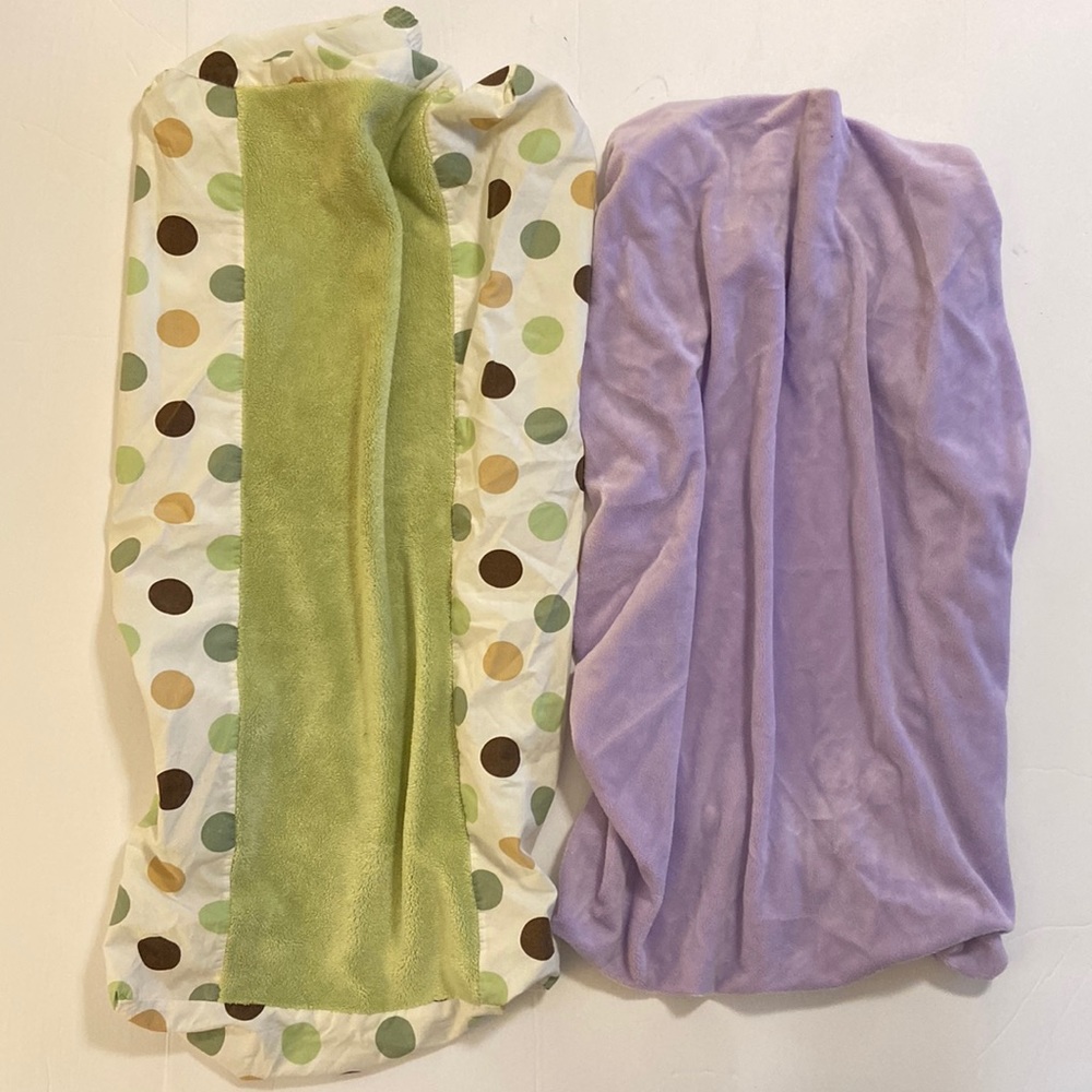 Changing table pad covers - Lot of 2 (pad not included)